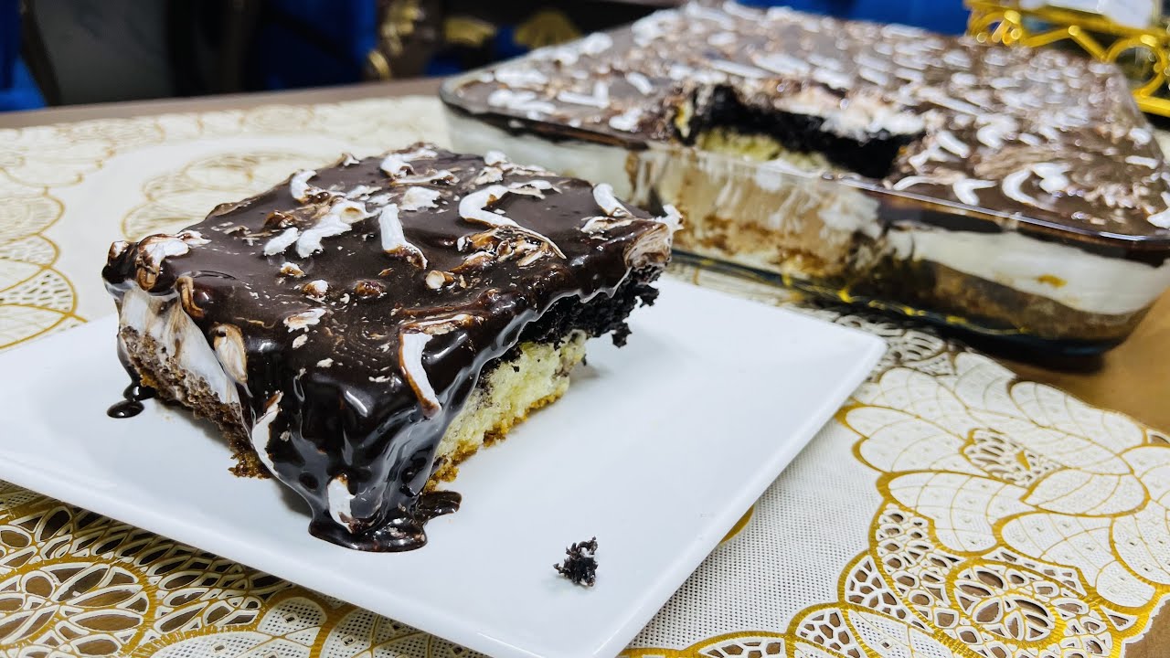 قطع كيك بمواد متوفرة بكل بيت