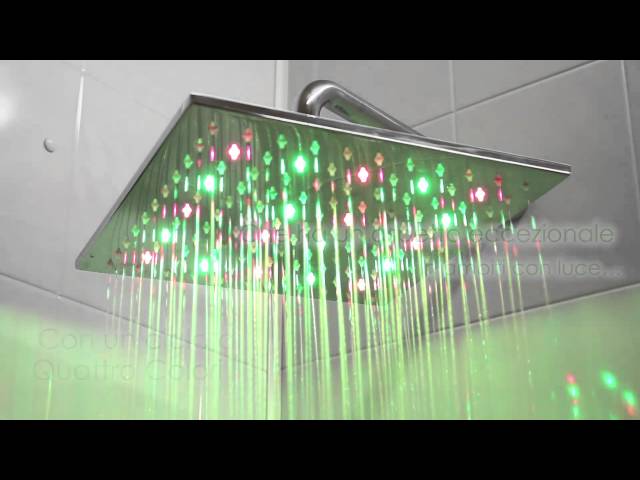 ZVD 1 Soffione Doccia A LED, Soffione Doccia Automatico Ad Alta Pressione Con Cambio Colore A 7 Colori Soffione Doccia Universe Per Bagno Di Casa Hotel Cromato 88570252