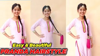 Punjabi Paranda Hairstyle tutorial -3 | How to wear Paranda on Long and Short hair| Kirantutorialz