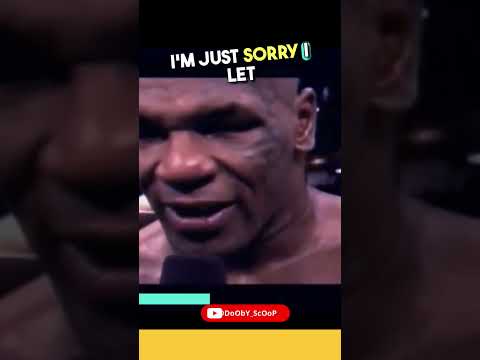 Mike Tyson's Iconic Last Bout Interview!!! 💔❤️‍🩹😢🙏#shorts #DoObY_ScOoP