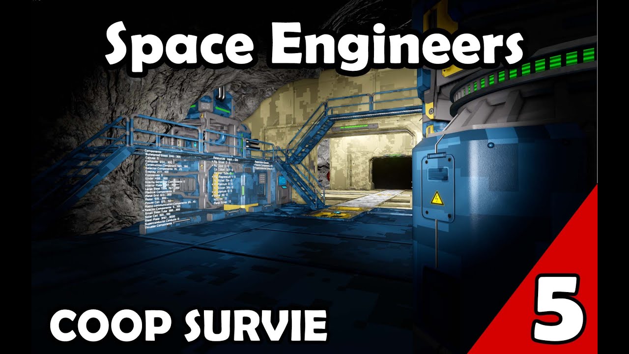 Space Engineers Survie CO-OP (EP05) - On agrandit la base ! - YouTube