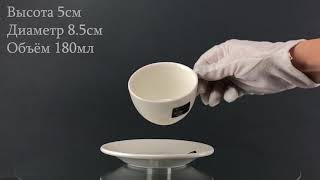 Чашка С Блюдцем Для Капучино Wilmax Wl-993001. Видеообзор От Iposuda.