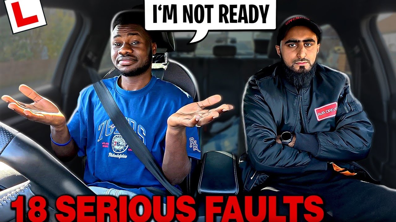 Learner Admits He's Not Ready After Failing Driving Test So Badly ...