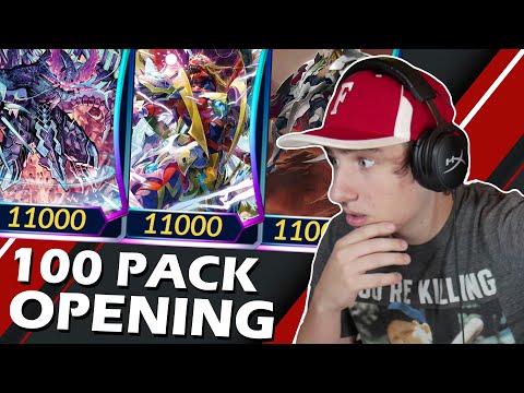 THE BLOOD!! 100 PACK OPENING!! 15+ RRRs!! | Cardfight Vanguard ZERO