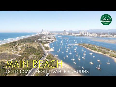 Main Beach in the stunning Gold Coast, Australia. We rank it from 1 - 10 as a livable suburb