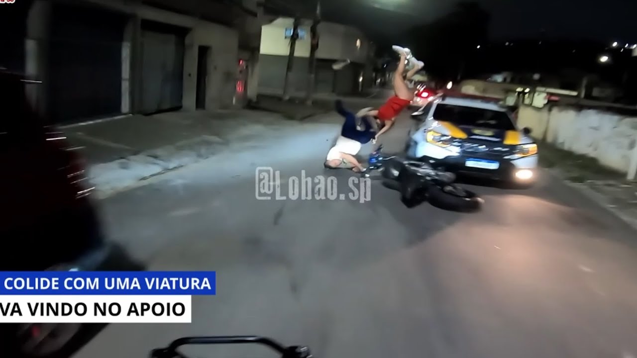 8 Ladrões ESTÚPIDOS presos por CAIR da moto no meio da fuga