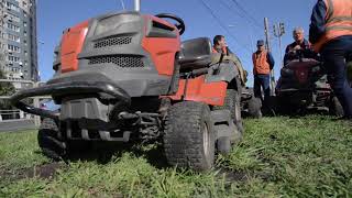 видео Садовые тракторы
