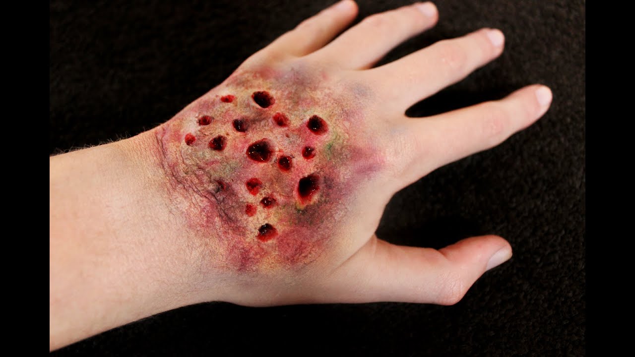 Zombie Diseased Hand Special Effects Makeup Tutorial Marnie