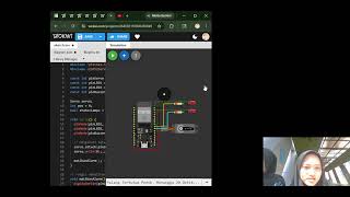 Implementasi Program Servo Palang Kereta Api Tutorial Wokwi DIY