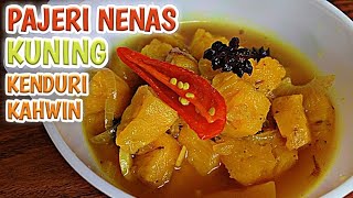 Resepi Pajeri Nenas Kuning Simple