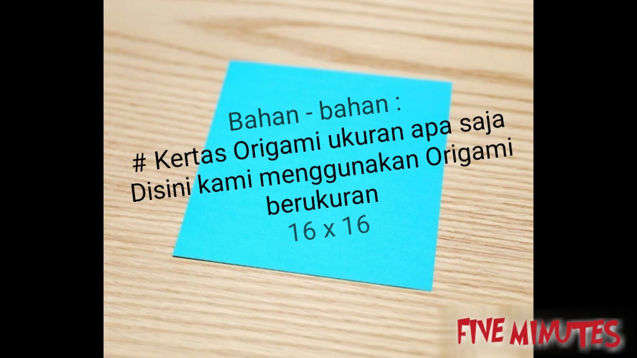 Cara Membuat Burung Bangau Dari Kertas Origami Youtube