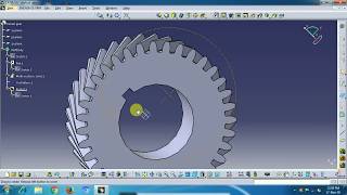 HELICAL GEAR IN CATIA V5