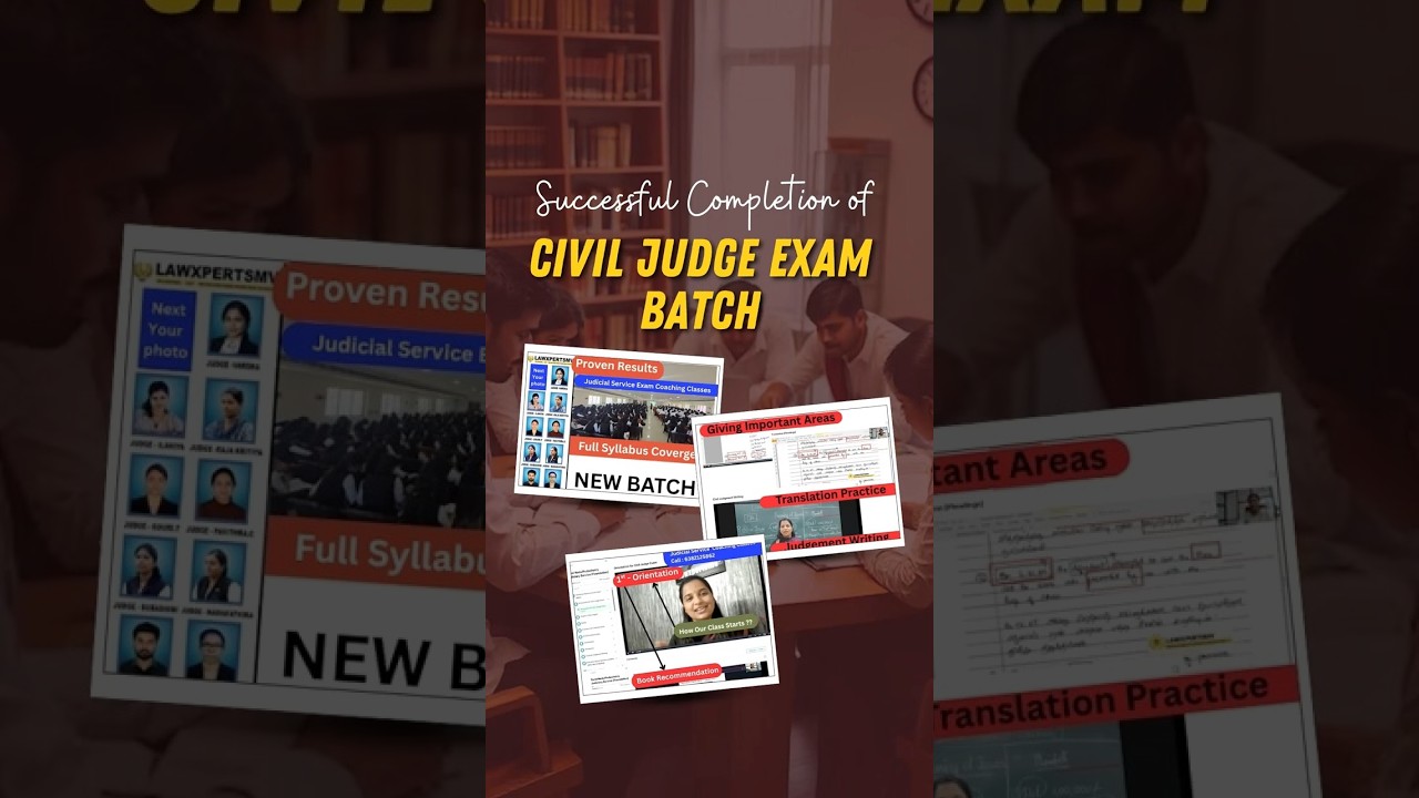 Successful Completion Of Civil Judge Exam Batch!!! | TamilNadu Civil Judge