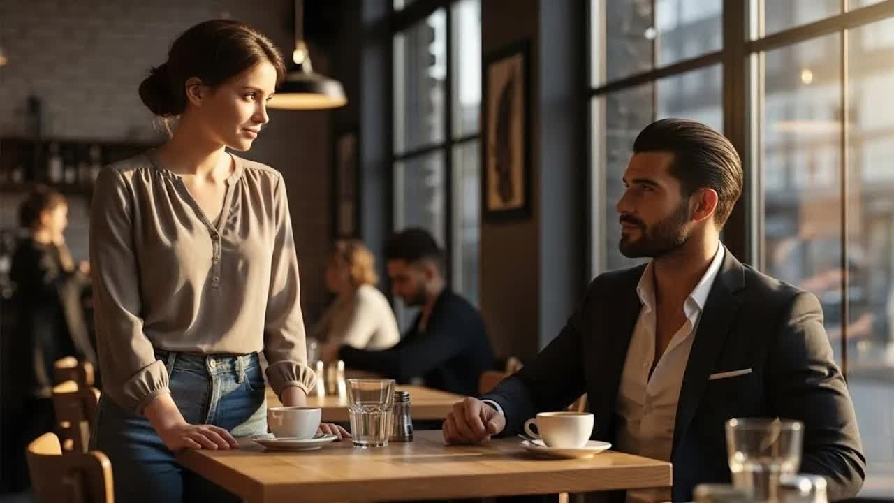 ＂Kann Ich Hier Sitzen？＂, Fragte Die Single Mom — ＂Nur Wenn Du Auch Isst＂, Sagte Der Milliardär B