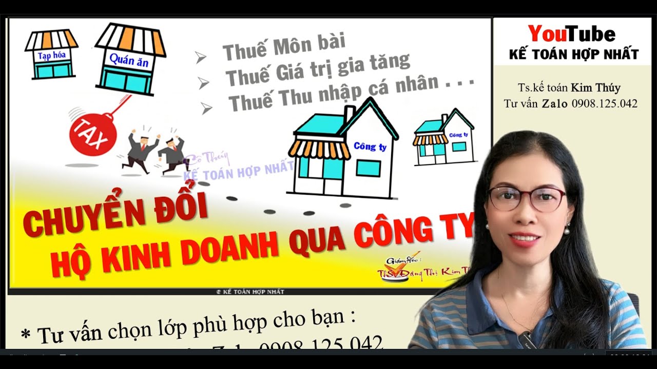 Giúp Hộ kinh doanh làm tốt  việc Kế toán Thuế khi chuyển lên Công ty, áp dụng luật thuế mới 2026