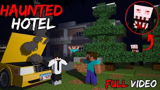 LOST IN FOREST😨 | Haunted Hotel🏚️ (FULL VIDEO) Minecraft Horror Story In Hindi