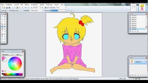 Speed Painting little Anime girl