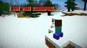 Playing the "You are the Creeper" Mod!