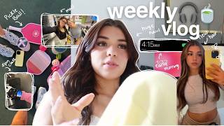 WEEKLY VLOG 4AM productive mornings entering my spin era HUGE Oner Active haul pickleball