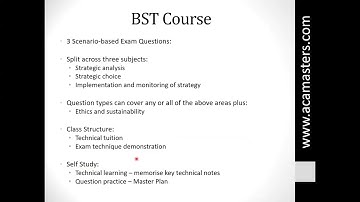 ICAEW ACA Business Strategy and Technology (BST) Video Course Introduction