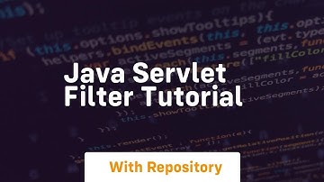 java servlet filter tutorial