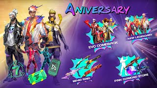 7th Anniversary Event Free Fire 😮💥| Free Fire New Event | Ff New Event | New Event Free Fire