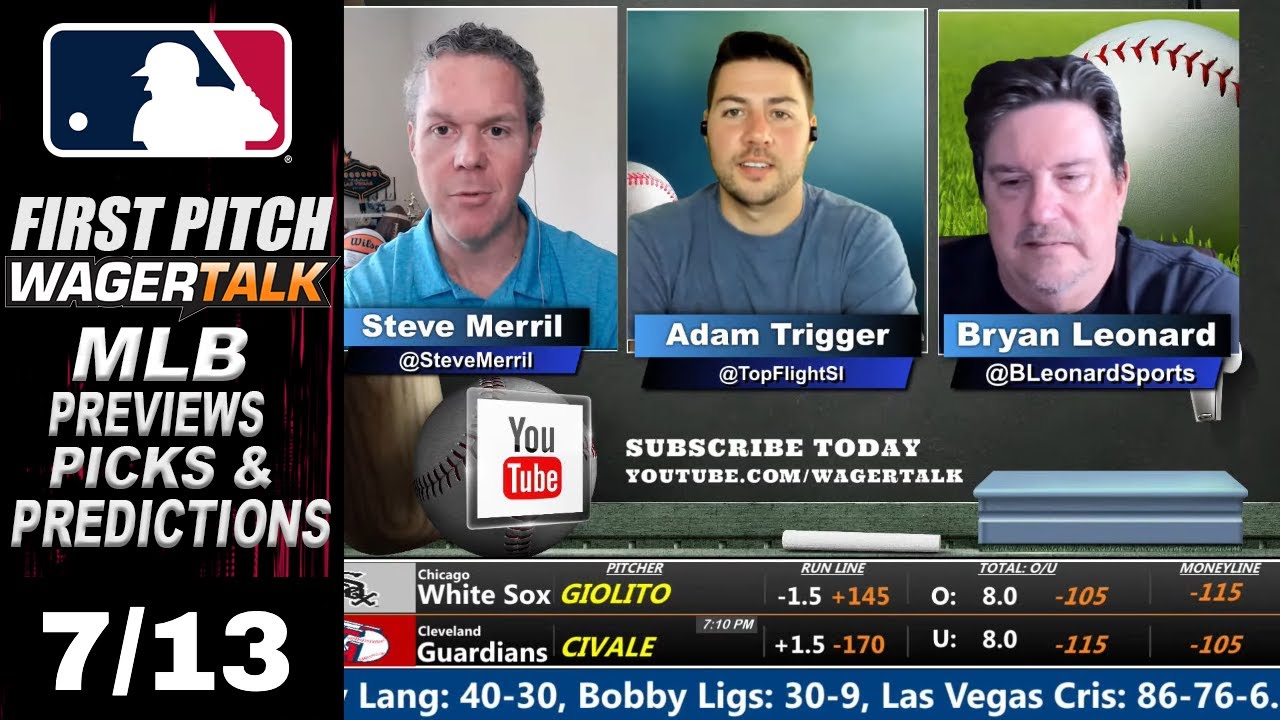 MLB Picks, Predictions and Odds |  First Pitch Daily Baseball Betting Preview | July 13