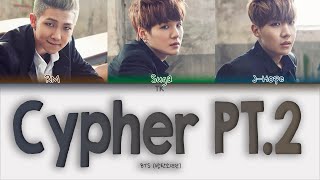 Bts Cypher Pt.2 : Triptych [Перевод На Русский/Кириллизация Color Coded Lyrics]