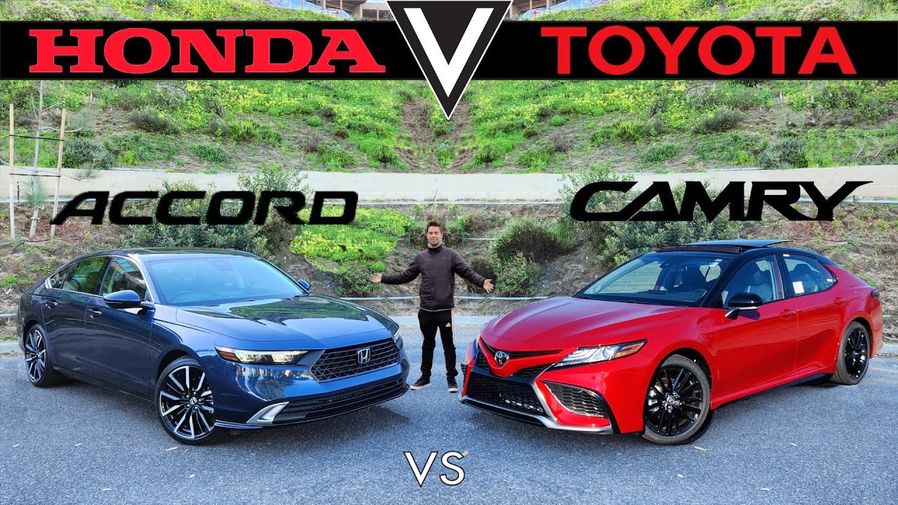 Family Rivals 2023 Honda Accord Vs 2023 Toyota Camry Comparison