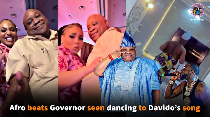 Davido’s Uncle Governor Ademola Adeleke seen dancing with his daughter to Davido song titled FEEL IT