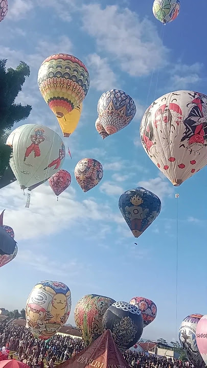 Festival Balon Udara Di Wonosobo #balonudarawonosobo #balonudaraterbaru #balonudara #wonosobo