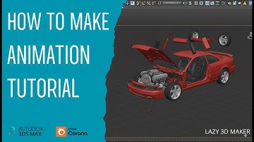 How to Make and Render an Animation in 3dsMax Tutotrial. #3dsmax #3dmodeling #3d #3dmodelingtutorial