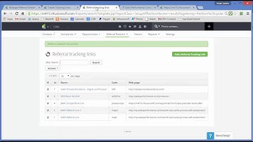 Infusionsoft Tutorial: Configuring a Referral Partner, Commission Program and Referral Link