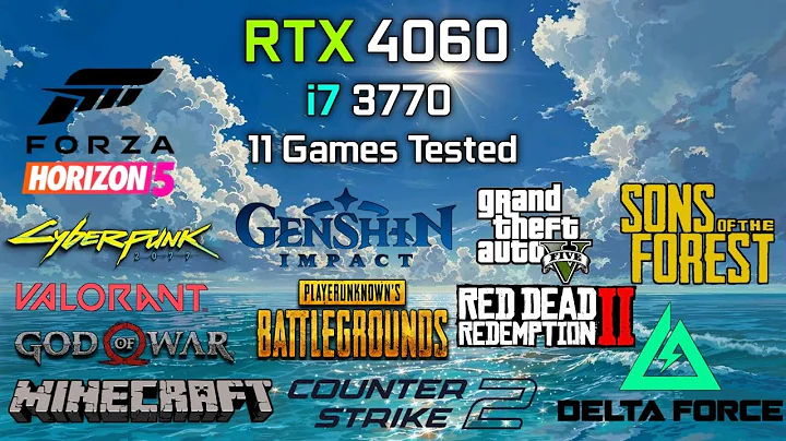 RTX 4060 + i7 3770 : Test In 11 Games | RTX 4060 Gaming
