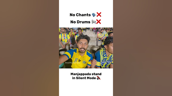 Silent Manjappada Stand🔇 ആദ്യമായി!! ⛔️🗣️#keralablasters #manjappada #kbfc #isl