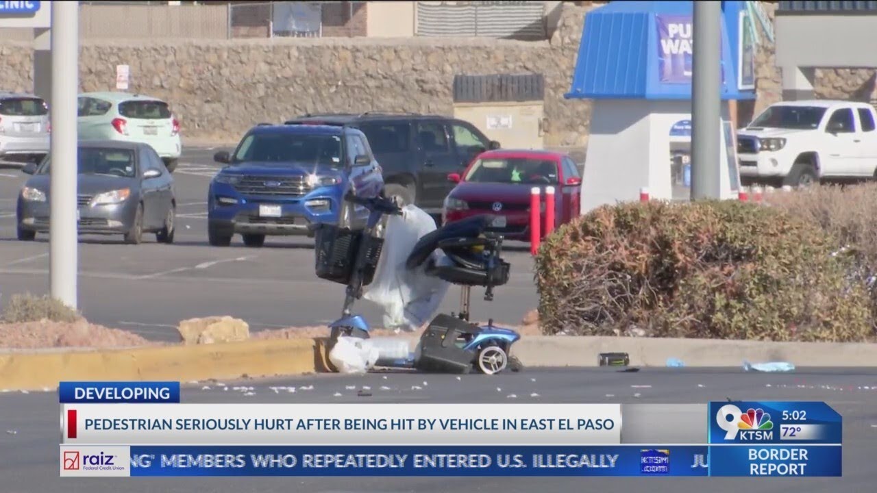 Pedestrian seriously hurt after hit by vehicle in East EP - YouTube