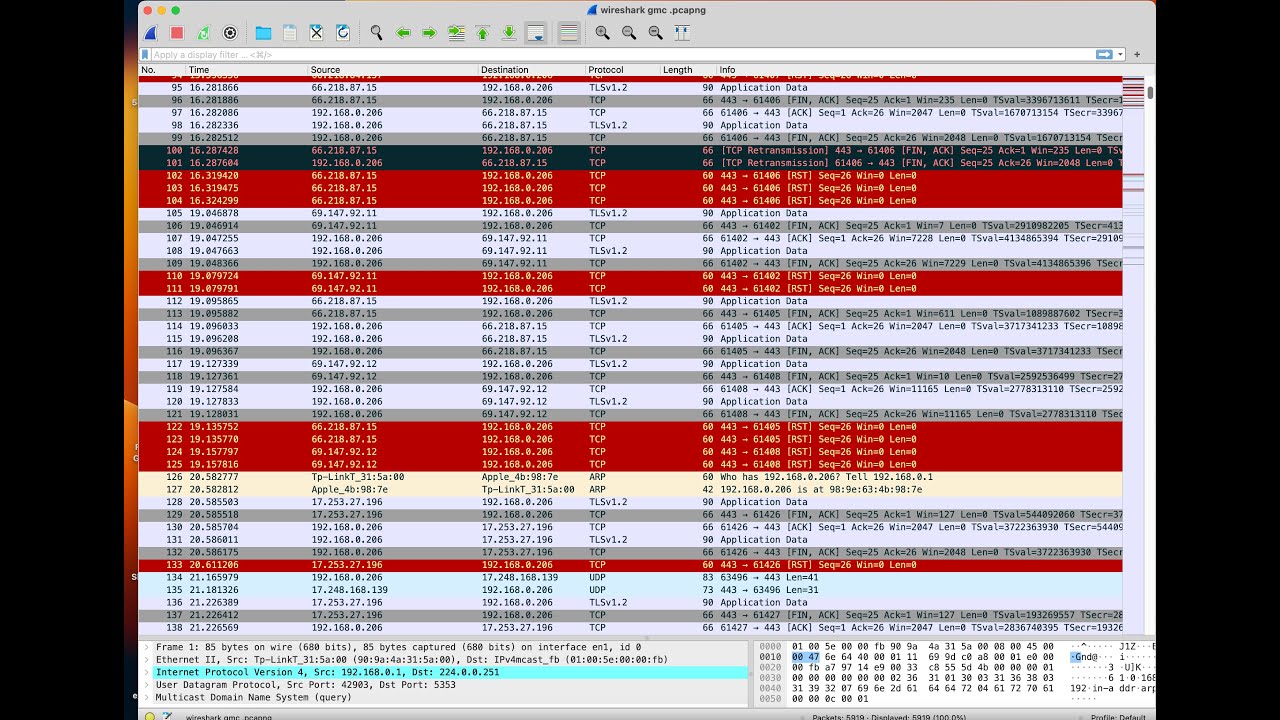 Neustar Security Services - GoDaddy - TCP Hack | Incredible Wireshark Footage Discovering Wiretap
