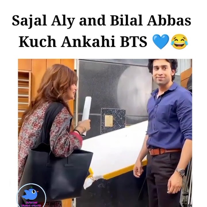Sajal Aly and Bilal abbas Kuch Ankahi BTS 😂 | #sajalaly #bilalabbas #shorts