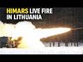 U.S. Army Conducts HIMARS Rocket Launcher Live Fire in Lithuania