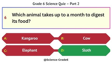 Grade 6 Science Quiz – Part 2/10 | 10 MCQs to Test Knowledge Across Key Science Topics