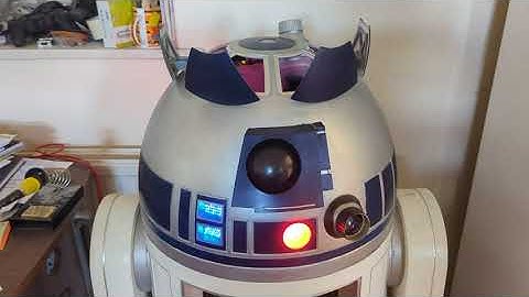 R2-D2 - Dome Hinges Installed