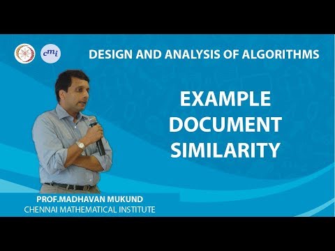 Example: Document similarity