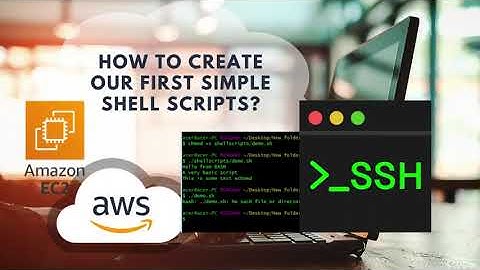 How to create simple shell script by using the aws cli command