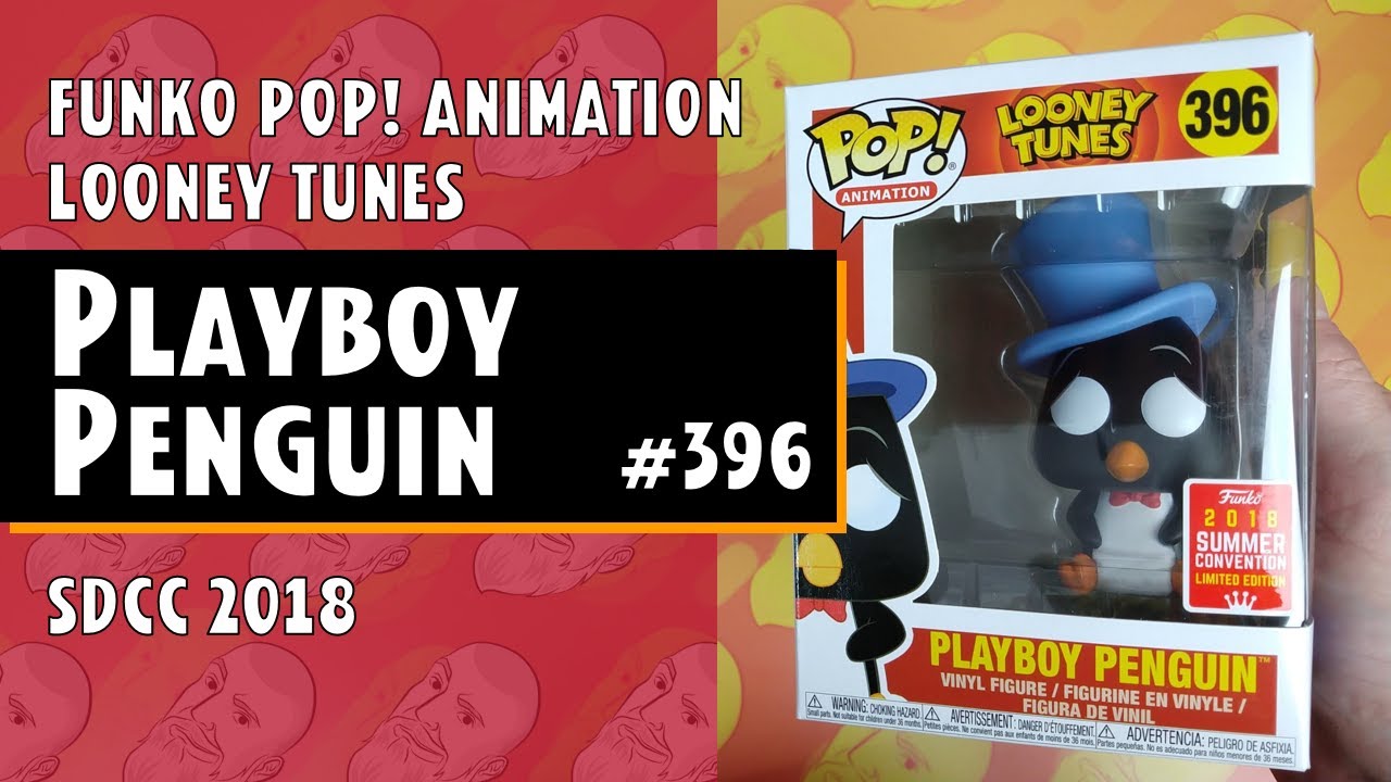 Funko Pop Looney Tunes - Playboy Penguin - #396 - Exclusive SDCC 2018 //  Just One Pop Showcase