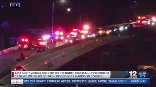 Two transported after I-79 Northbound vehicle accident
