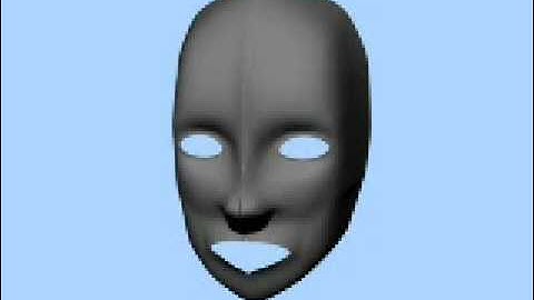 A Face Made In Blender 2.48a