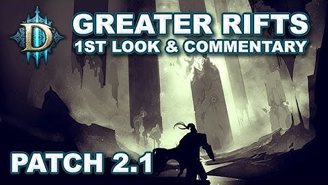 Diablo 3 Reaper of Souls Patch 2.1 - Greater Rift First Look & Commentary [Pet/Sentry Demon Hunter]