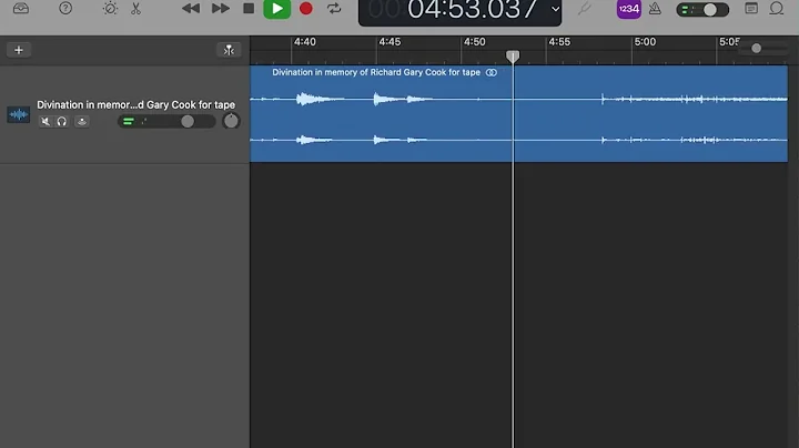 Divination in Memory of Richard Gary Cook for tape (1991)
