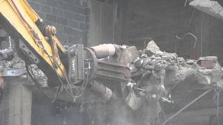 OId Sawyer Demolition, Day 1, closeup