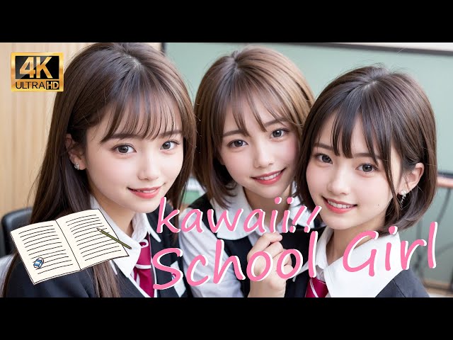 【AI】4K Kawaii School Girl - 귀여운 여학생 class=